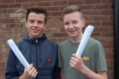 Zack Monks and Sam Blackburn get ready for sixth form life at wellington