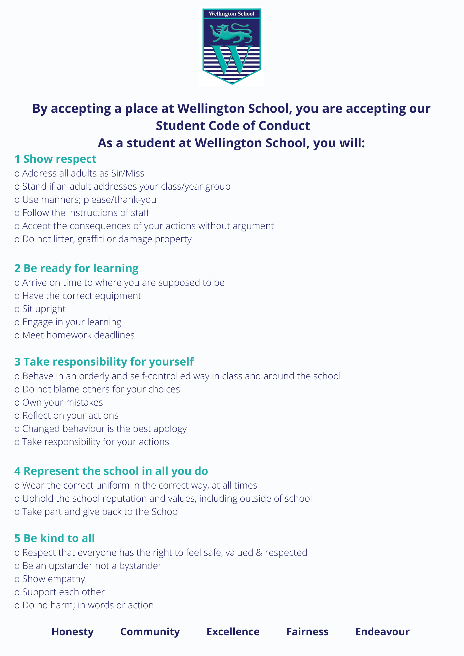 Student Code Of Conduct 2022 23 Wellington School student-code-of-conduct-2022-23-wellington-school