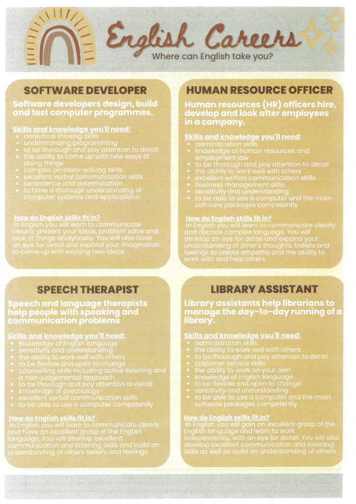 English Careers Bulletin