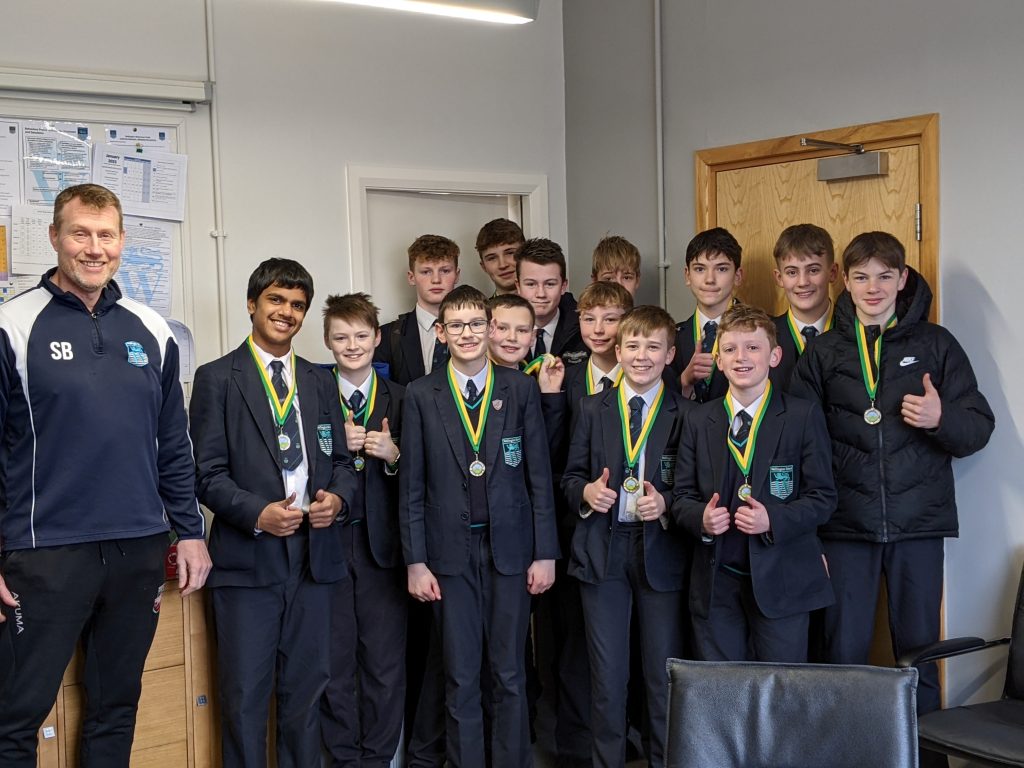 U14 Boys Hockey - Proud recipients of their medals!