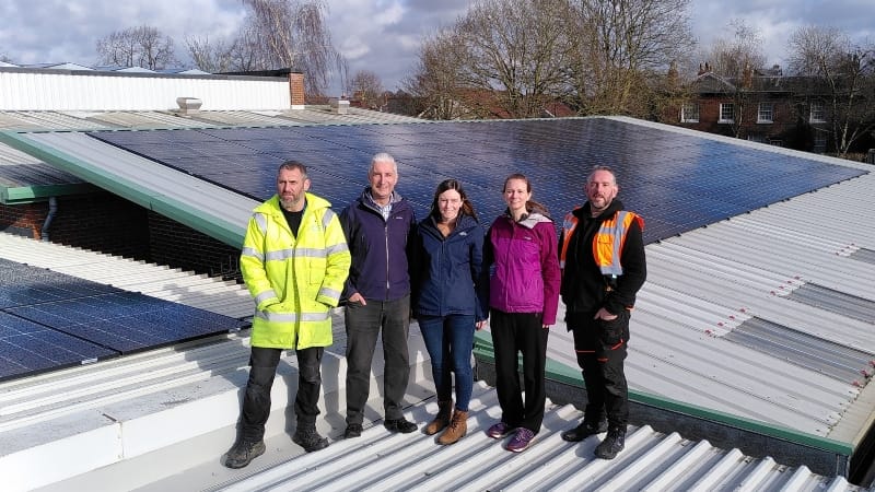 Solar Panel Installation Complete