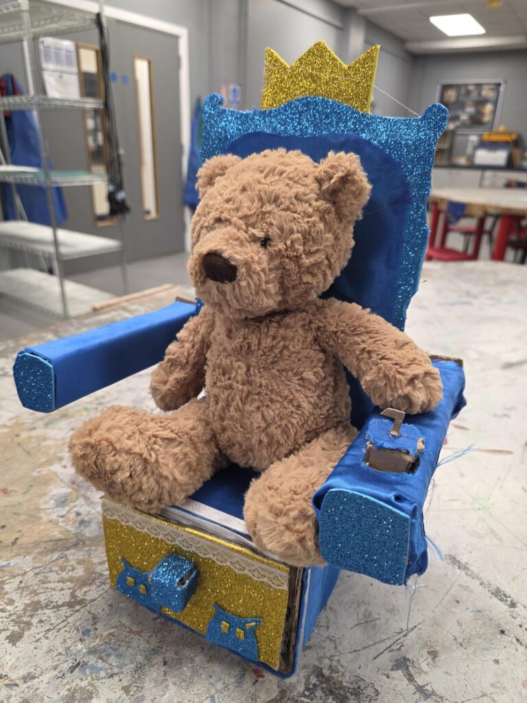 STEM Club Spotlight: Designing a chair for Bartholomew the Bear